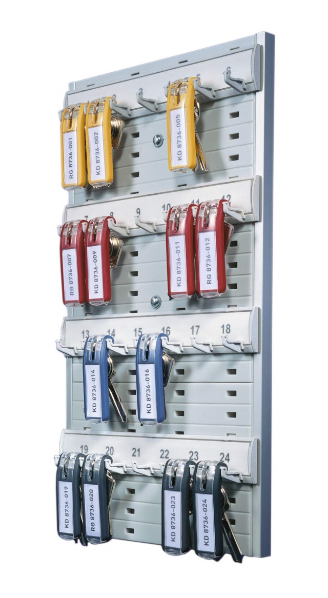 Nyckeltavla Durable KEY BOARD 24, väggmontage, 24 krokar - 1