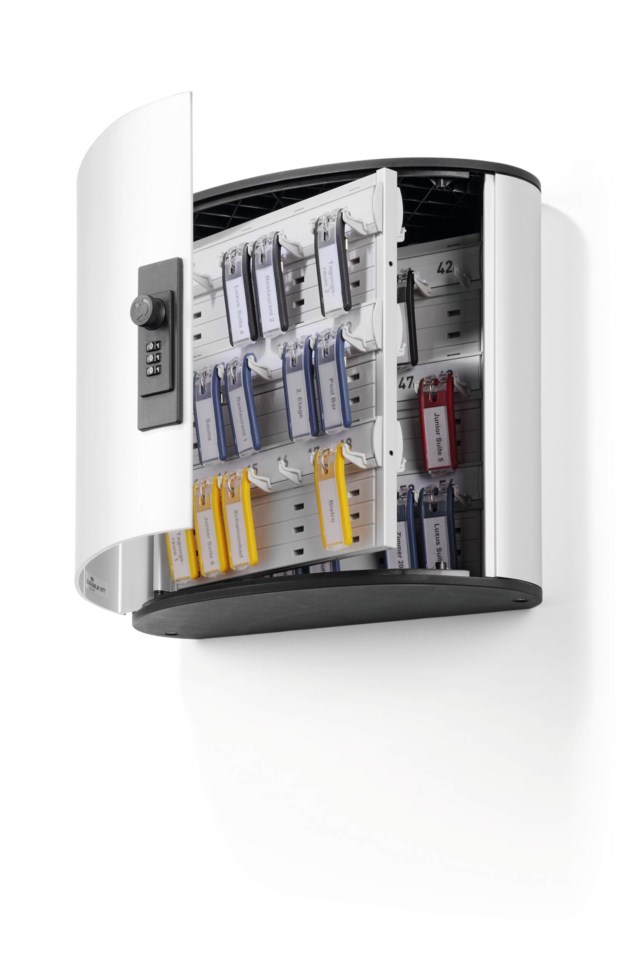 Nyckelskåp Durable KEY BOX CODE 54, kodlås, 54 nycklar, aluminium - 1