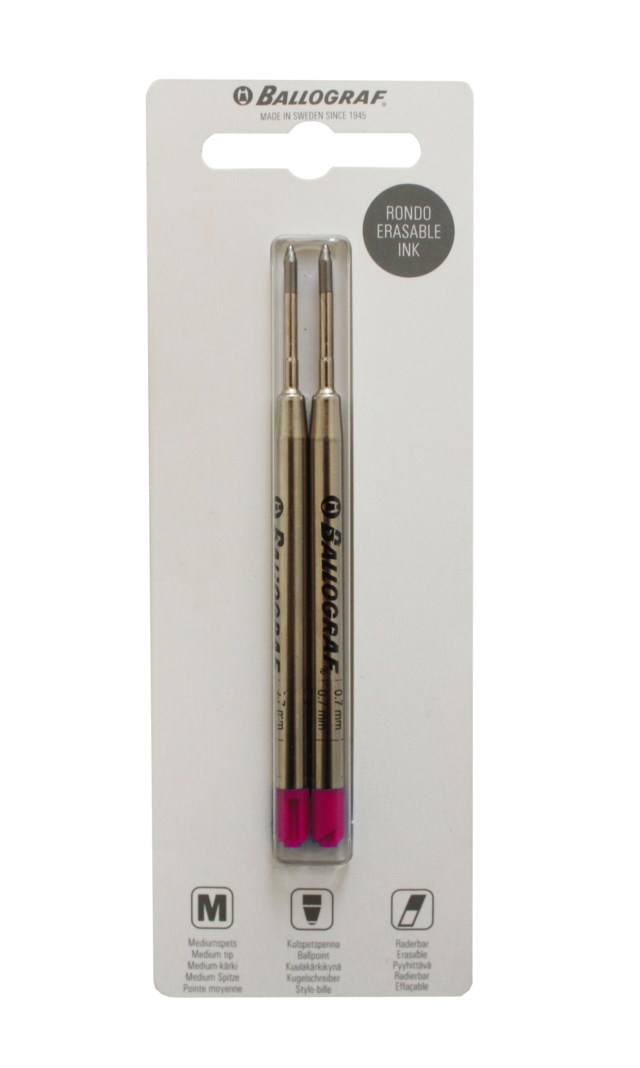 Kulpatron Ballograf Erase rosa 2/fp - 1