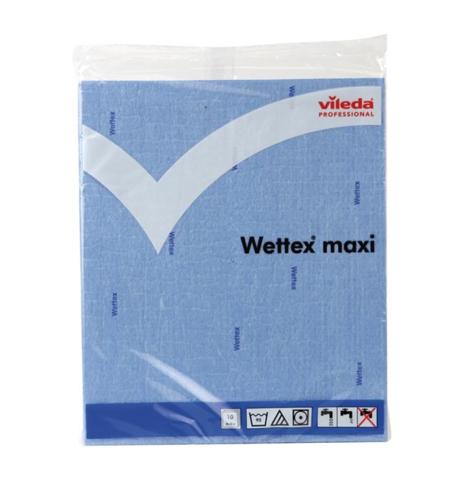 Diskduk Wettex Maxi blå 26x31cm 10st/fp - 260x310mm - 1