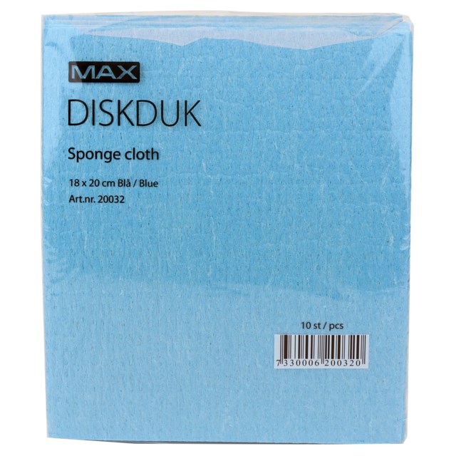 Diskduk Max blå 10/fp - 180x200mm - 1