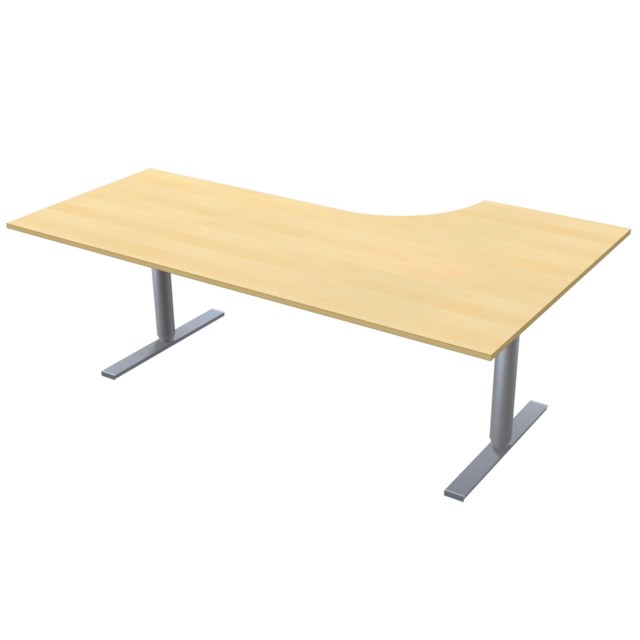 T-stativ El 2-pelar 200x120V björk - 2000x1200mm V - 1