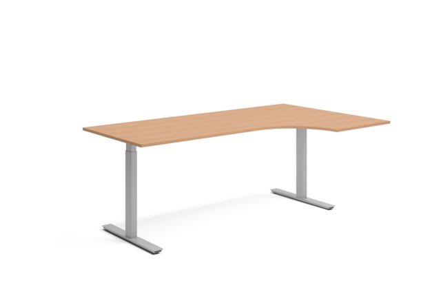 Ergofunk Smart 2000x1200H mm silver/bok - 2000x1200Hmm - 1