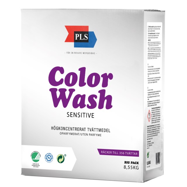 Tvättmedel PLS Colorwash Sensitive 8,55 kg - 8,55kg - 1