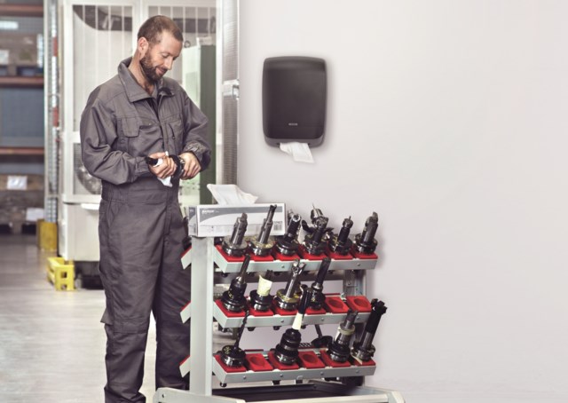 Dispenser Katrin Handduk M svart - 1