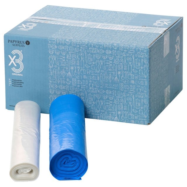Sopsäck X3 Polyeten 210L 10/rl - 210L - 1