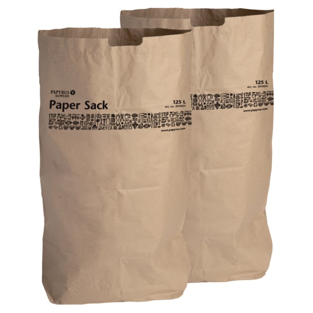 Sopsäck Papper 2-Bl 125L 50/Fp - 125L - 1