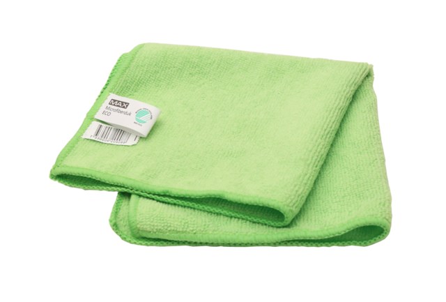 Mikrofiberduk Max ECO Grön, 32x32 cm, Svanenmärkt - 1