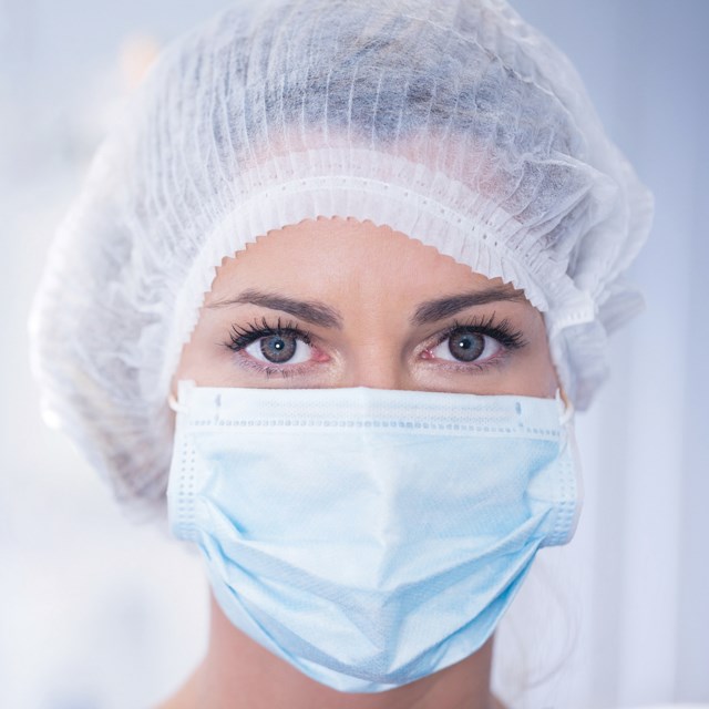 Munskydd 3-lags Typ IIR med resårband 50st/fp - 1