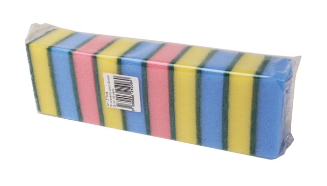 Kökssvamp 85x55mm grön 10st/fp - 85x55mm - 1