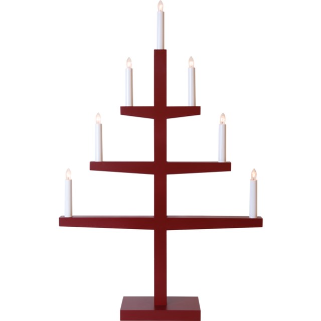 Ljusstake Tripp Röd 49 cm - 1