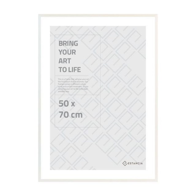 Fotoram vitfärgad trä 50x70cm - 500x700mm - 1