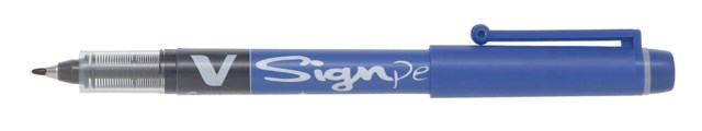 Fiberpenna Pilot V Sign blå 0,6 mm - 0,6mm - 1
