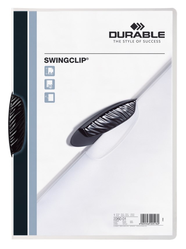 Klämmapp Swingclip A4 svart - C4 - 1