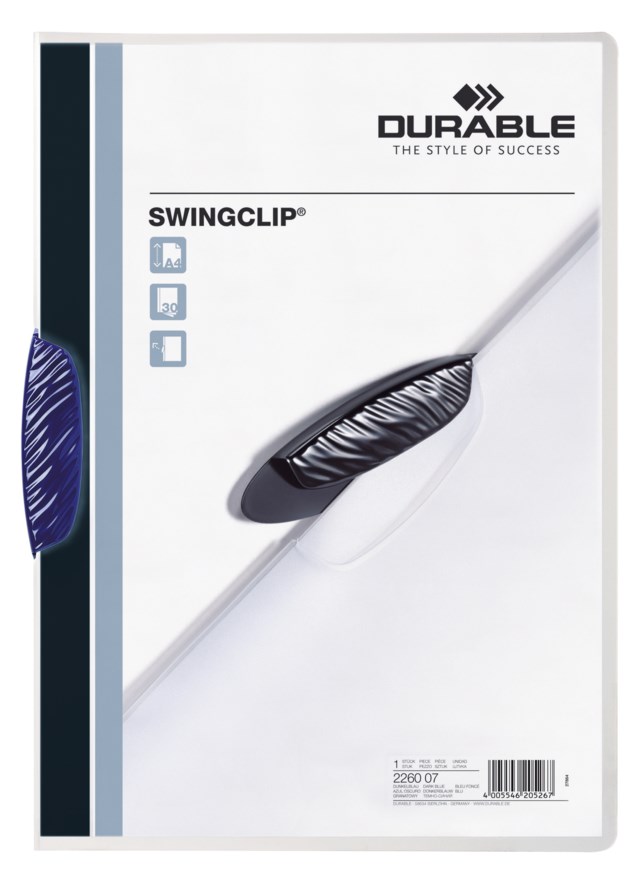 Klämmapp Swingclip A4 mörkblå - E3 - 1