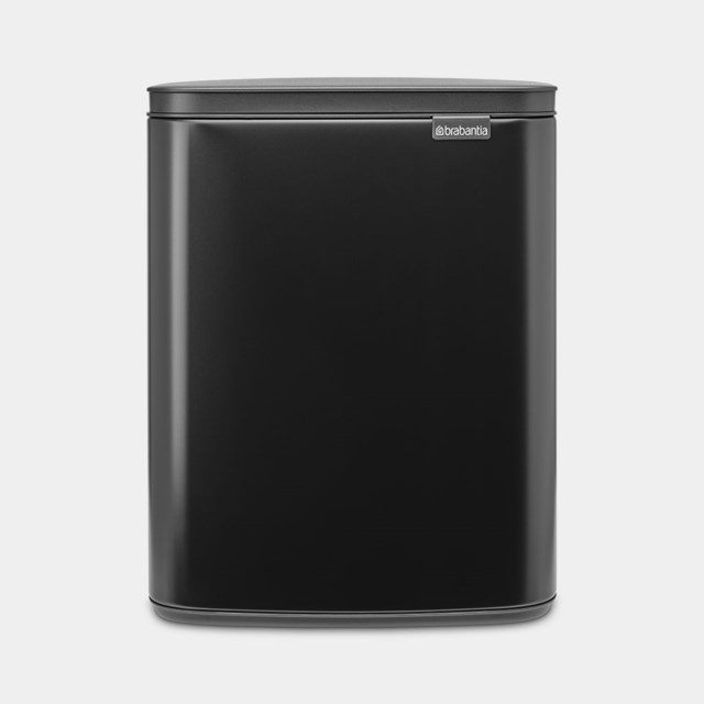 Papperskorg Brabantia BO 12L matt svart - 12L - 1