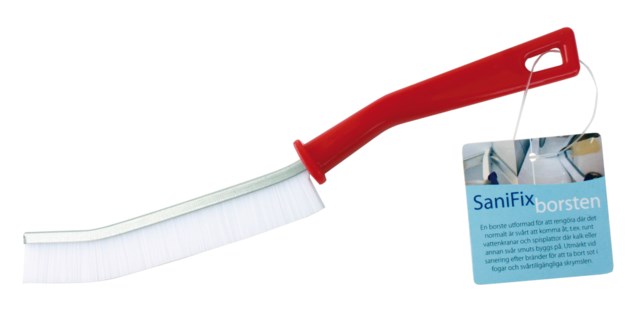 Borste Sanifix Detaljo röd - 1