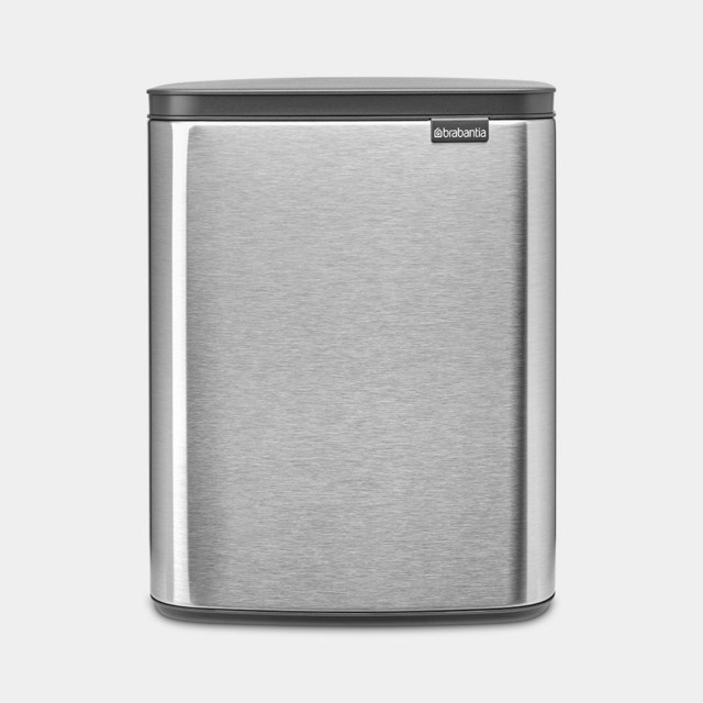 Papperskorg Brabantia BO 12L matt stål - 12L - 1