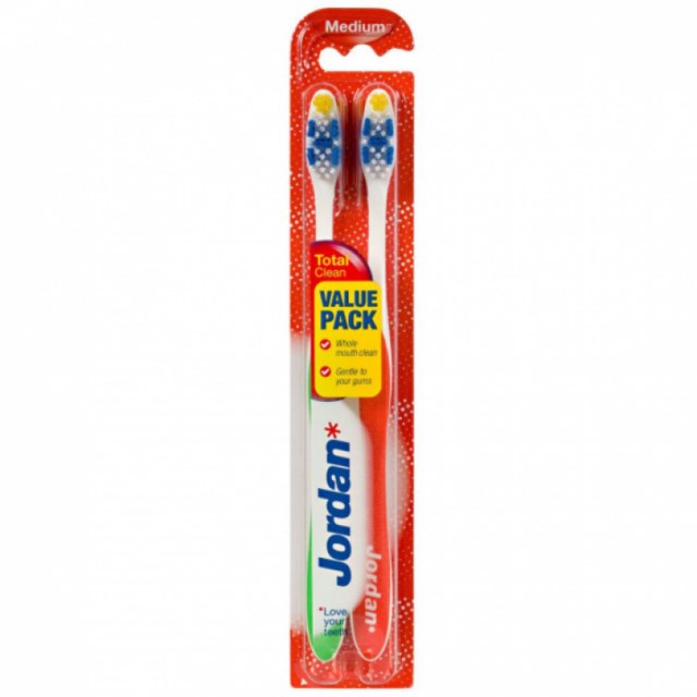 Jordan Tandborste Total Clean Medium 2-P - 1