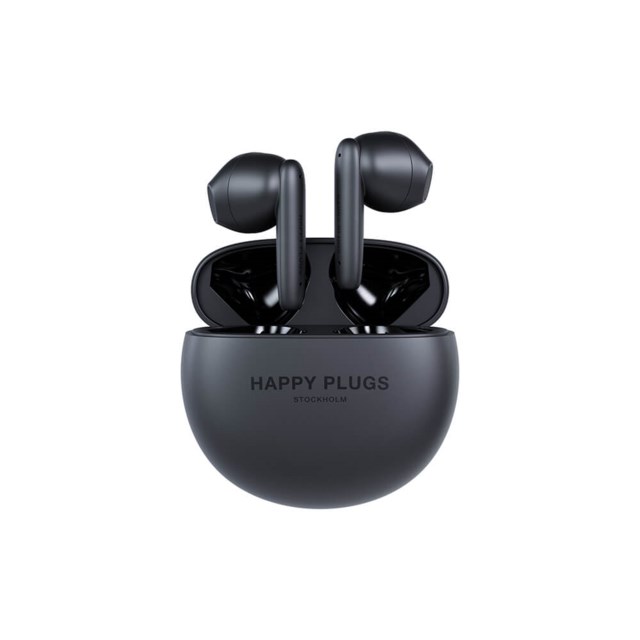 Hörlurar Happy Plugs Joy Lite In-Ear trådlösa svart - 1