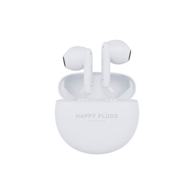 Hörlurar Happy Plugs Joy Lite In-Ear trådlösa vit - 1