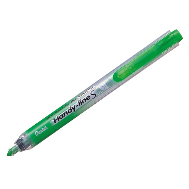 Överstrykningspenna Pentel Handy-line S grön - 1