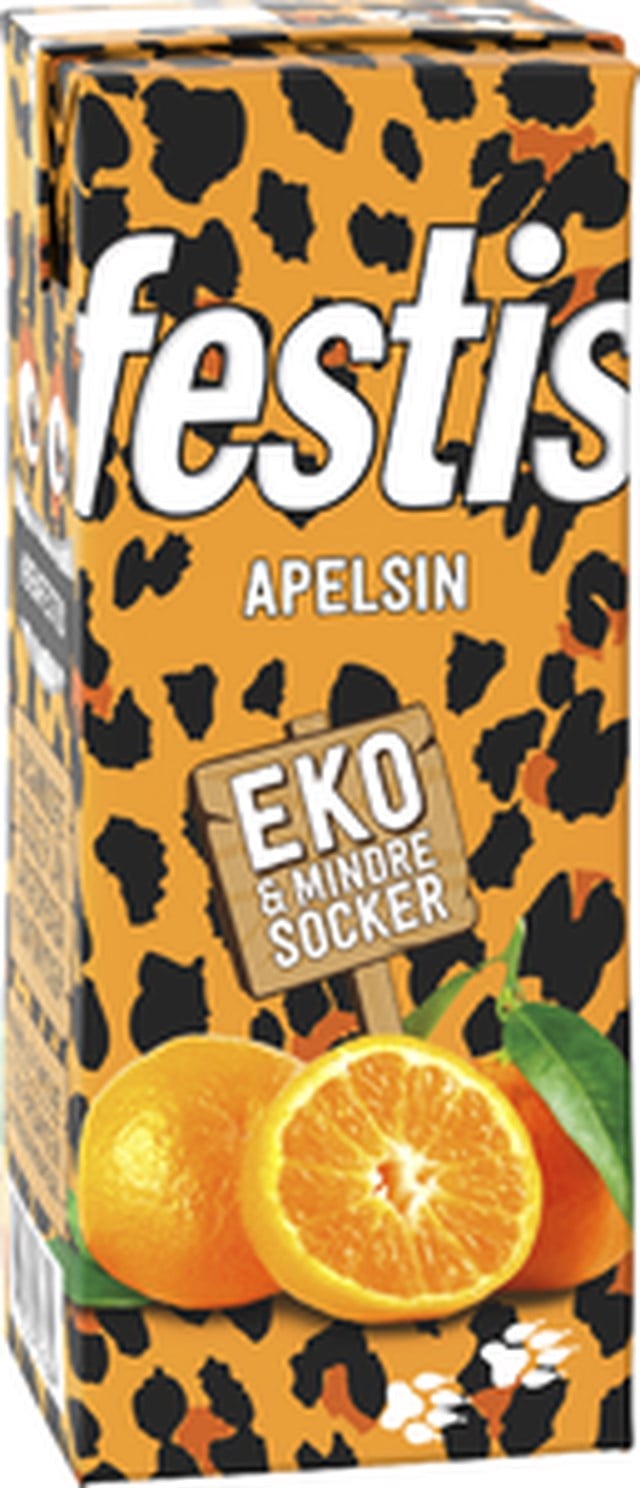 Dryck Festis apelsin eko 20cl 30st/fp - 20cl - 1