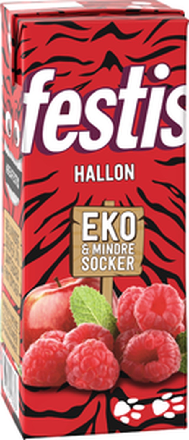 Dryck Festis hallon eko 20cl 30st/fp - 20cl - 1