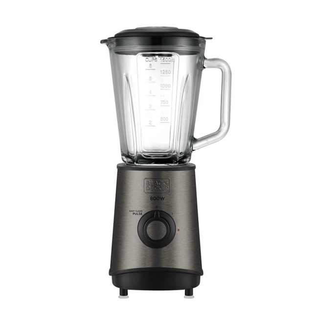 Blender Black+Decker 1,5L Borstat stål 800W - 1,5L - 1