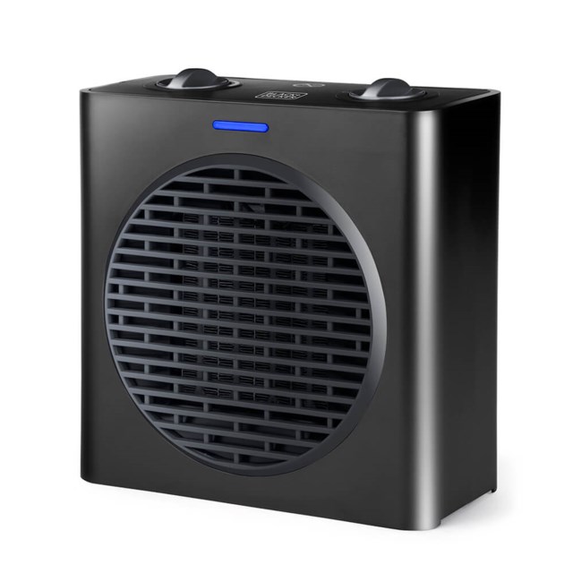 Värmefläkt Black+Decker keramisk 750/1500W svart - 1