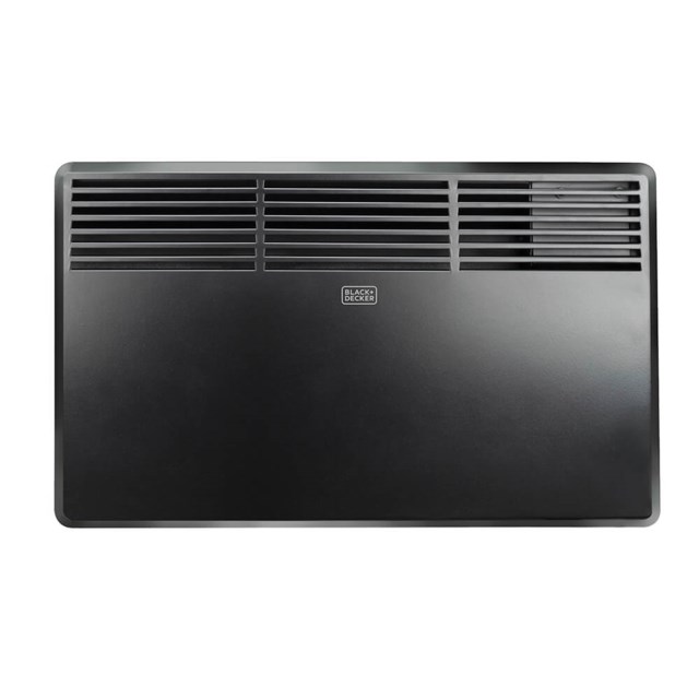 Element Black+Decker för badrum 1200W svart - 660x80x400mm - 1