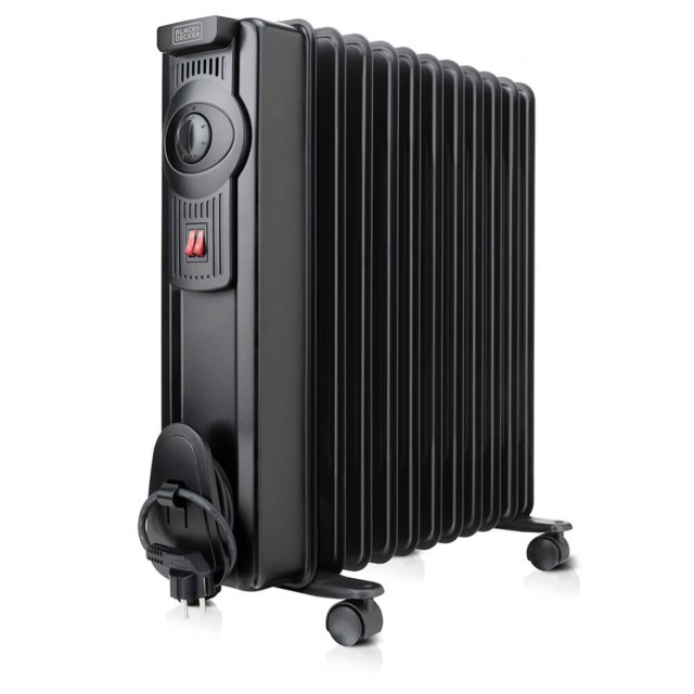 Element Black+Decker oljefyllt 2000W svart - 1
