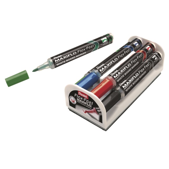 Whiteboardset Pentel Maxiflo Flex-Feel - 1