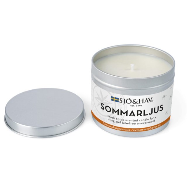 Myggljus Sjö & Hav Sommarljus, citrusdoft, 32 timmar brinntid - 1