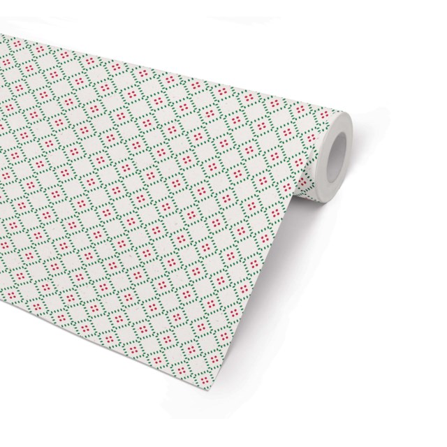 Julpapper Lingonruta 57cm x 154m 7kg - 570mmx154m - 1