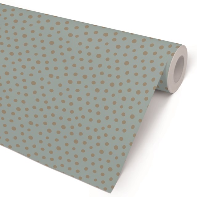 Presentpapper SpotOn mint/guld 57cm x 154m 7kg - 570mmx154m - 1