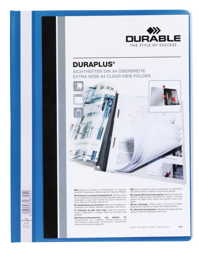 Offertmapp Duraplus A4 blå - A4 - 1