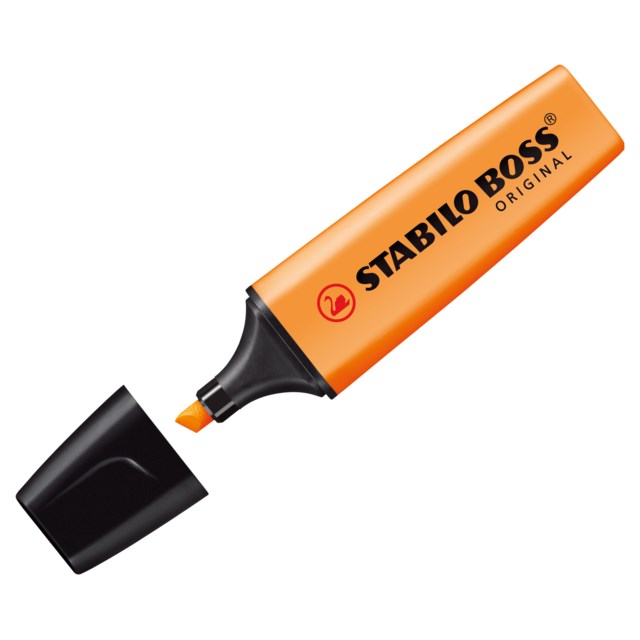 Överstrykningspenna Stabilo Boss orange - 2-5mm - 1