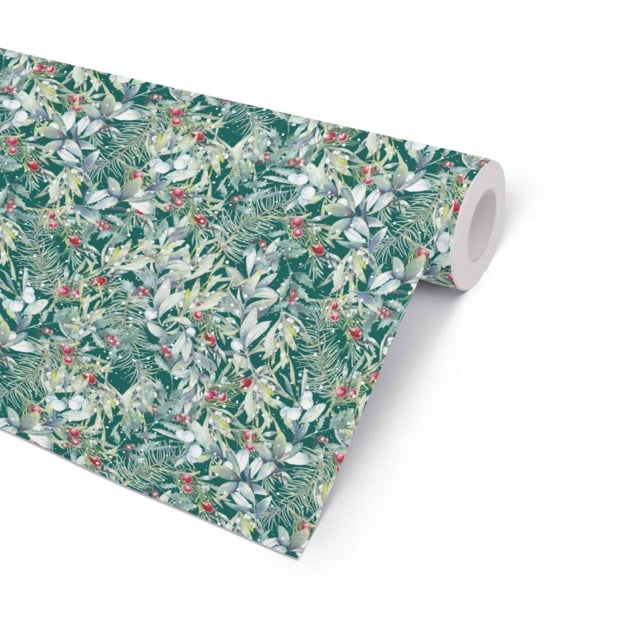 Julpapper, Winter Green 57cm x 154m 7kg - 570mmx154m - 1