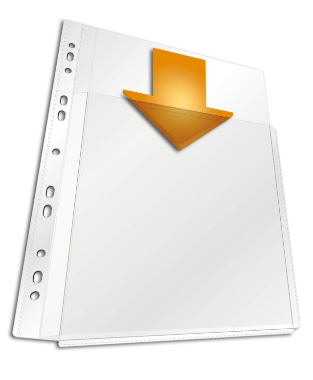 Plastficka för pärm SPEZIAL MAXI A4 PP 5 st/påse - 1