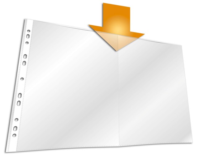 Plastficka för pärm BUSINESS A3 PP 10 st/påse - 1