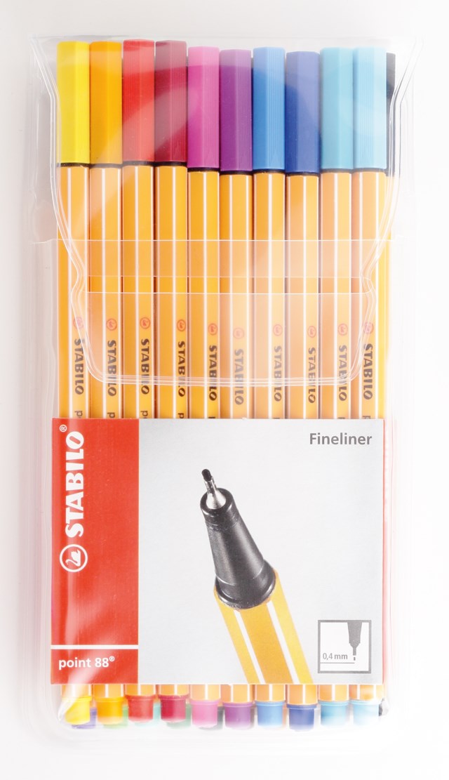 Fiberpenna Stabilo Point 88 Fineliner 20-set - 0,4mm - 1