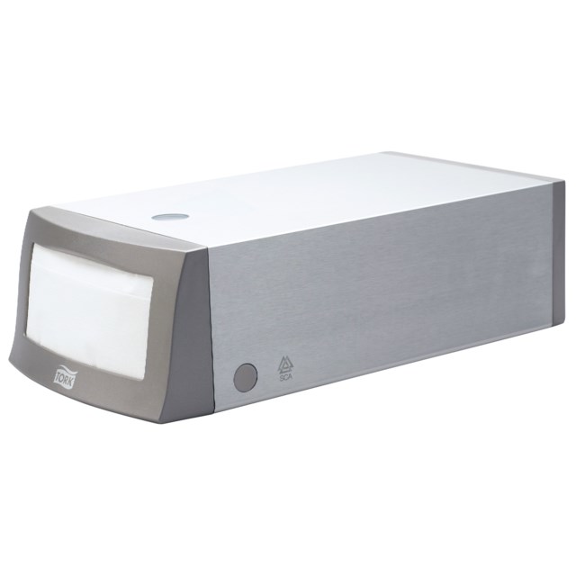 Dispenser Tork N1 Counterfold aluminium - 1