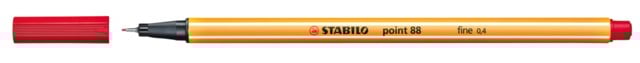 Fiberpenna Stabilo Point 88 Fineliner röd - 0,4mm - 1