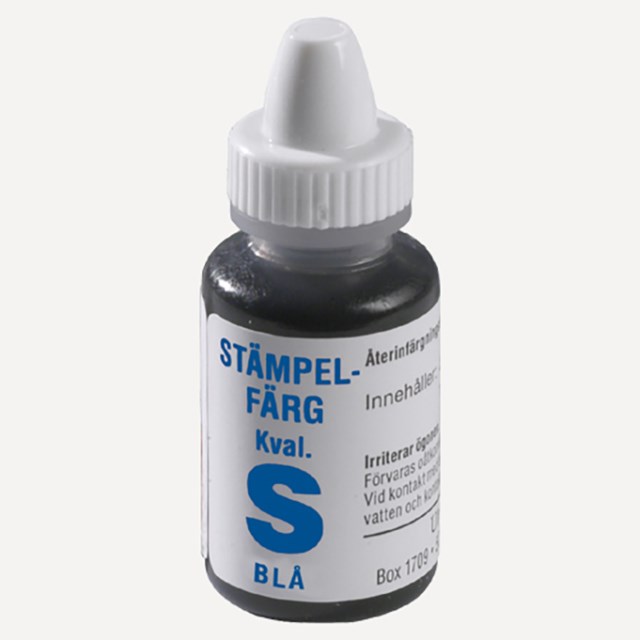 Stämpelfärg Kvalitet S Unistamp/Perma 10ml blå - 10ml - 1