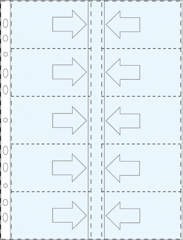 Visitkortsficka A4 100/fp - A4 - 1