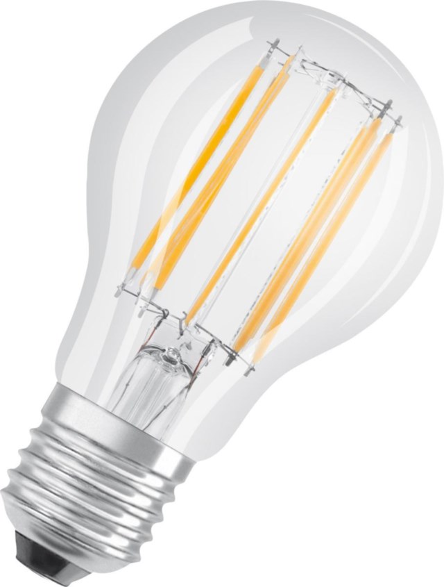 LED-lampa Osram Filament E27 10W 1521lm, 2700K klar - 1
