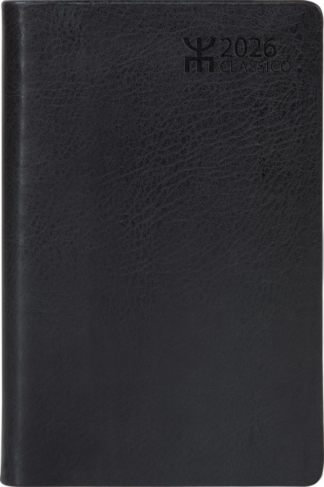 Almanacka Almanacksförlaget Classico svart konstläder - 1