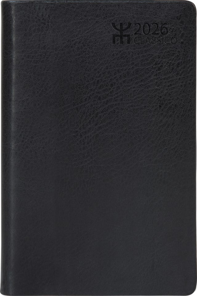 Almanacka Almanacksförlaget Classico svart konstläder - 1