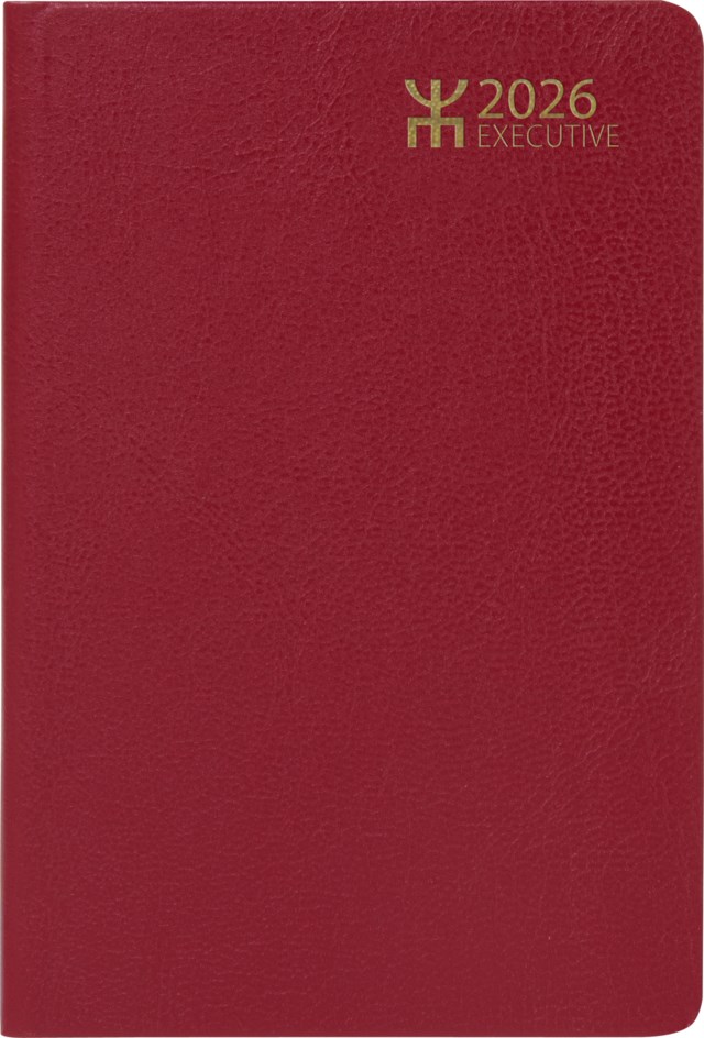 Almanacka Almanacksförlaget Executive röd konstläder - 1